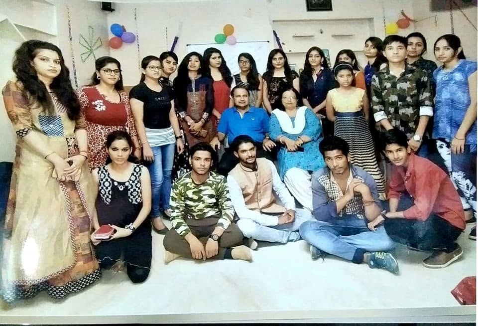 Sankalp students during a class celebration