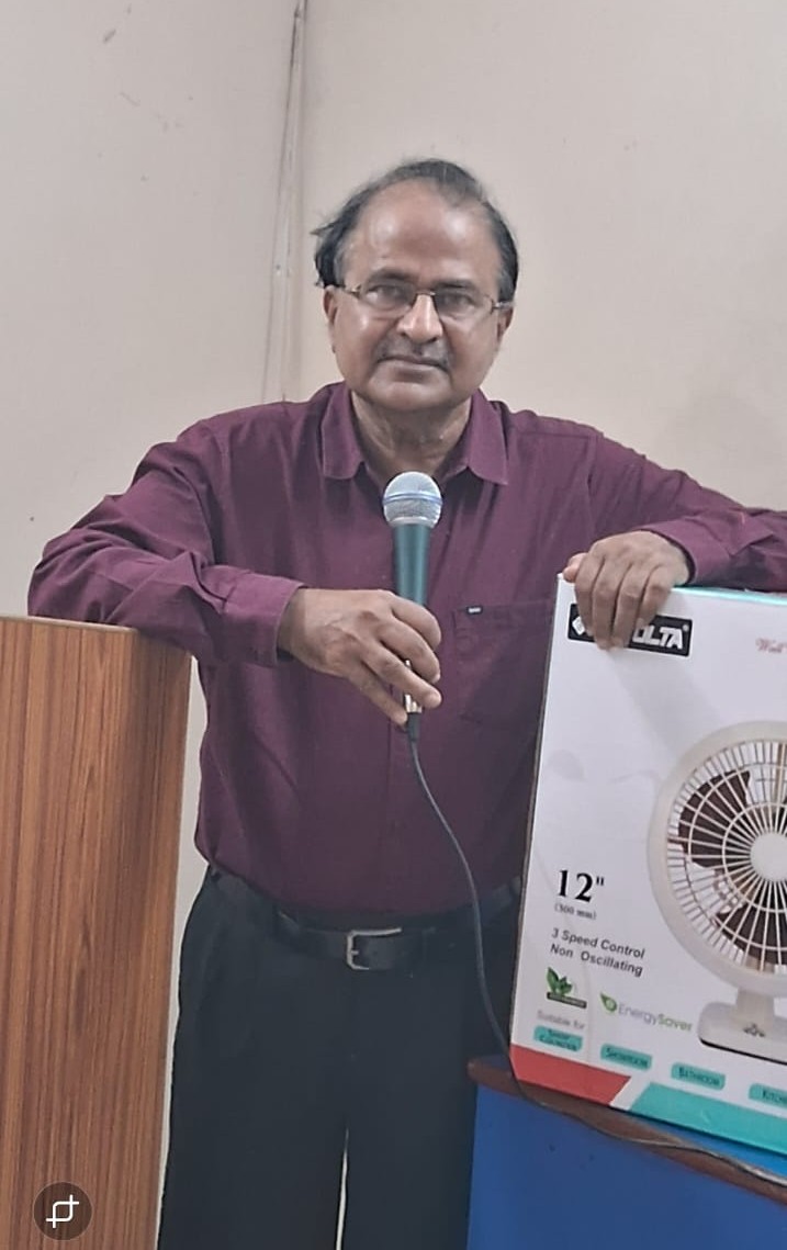 Founder addressing students at Sankalp