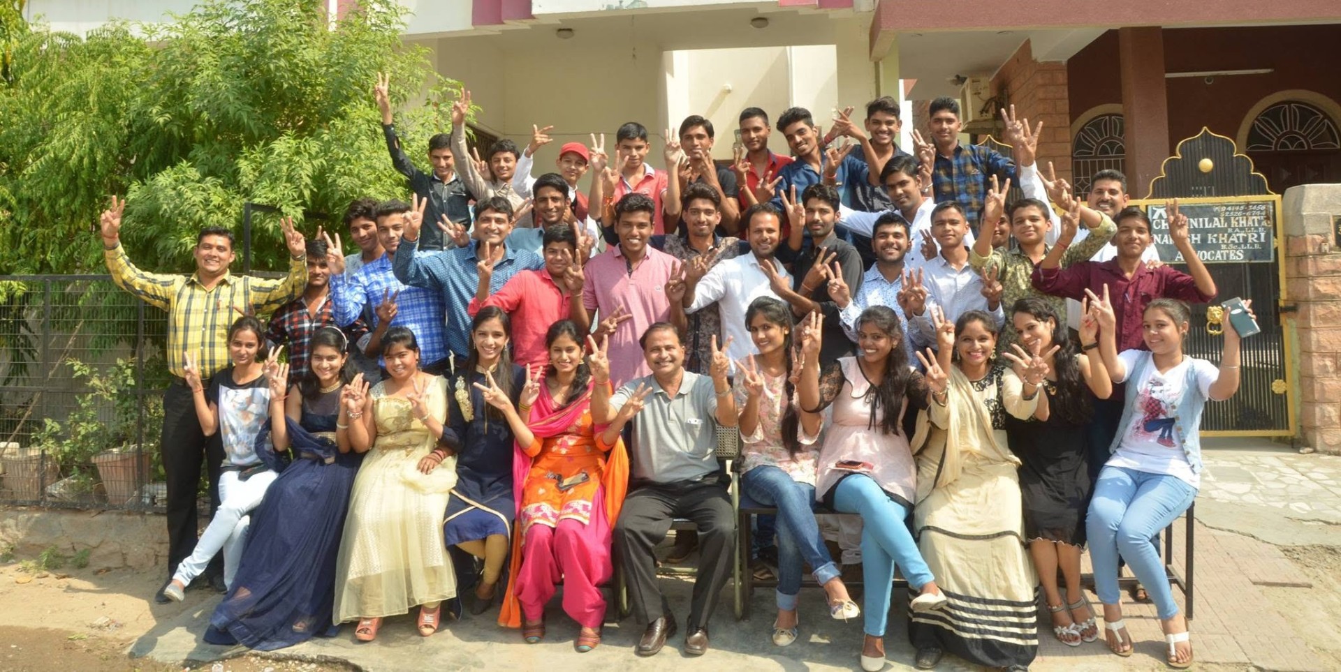 Sankalp Spoken English Classes students and teacher in Jodhpur celebrating together